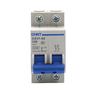 Disjoncteur miniature 6~63A, 80~125A, 1P, 2P, 3P, 4P de Chint DZ47-60 pour la protection de circuit AC220, 230V, utilisation 240V