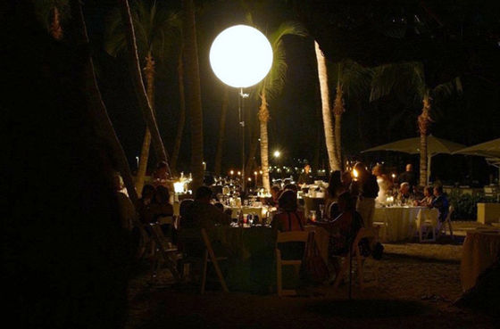 600 diamètre extérieur d'intérieur de la décoration 1.6m/5.2ft d'événement de lumière de ballon de lune de watt